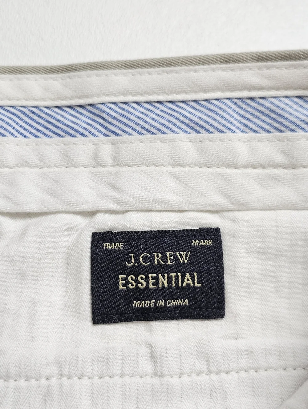 J.Crew Essential 484 Slim Fit Khaki Chino Pants Men 32x31 Cotton NWT Khaki Beige
